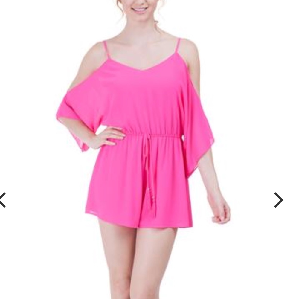 Hot Pink Romper